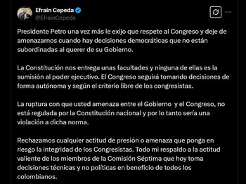El mensaje de Efraín Cepeda