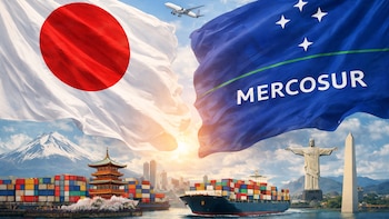 Japón y el Mercosur podrían abrir un diálogo económico para avanzar hacia un acuerdo de asociación comercial