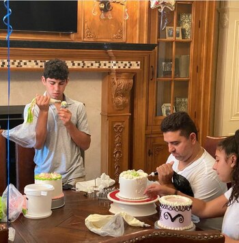 El repostero se mostró con