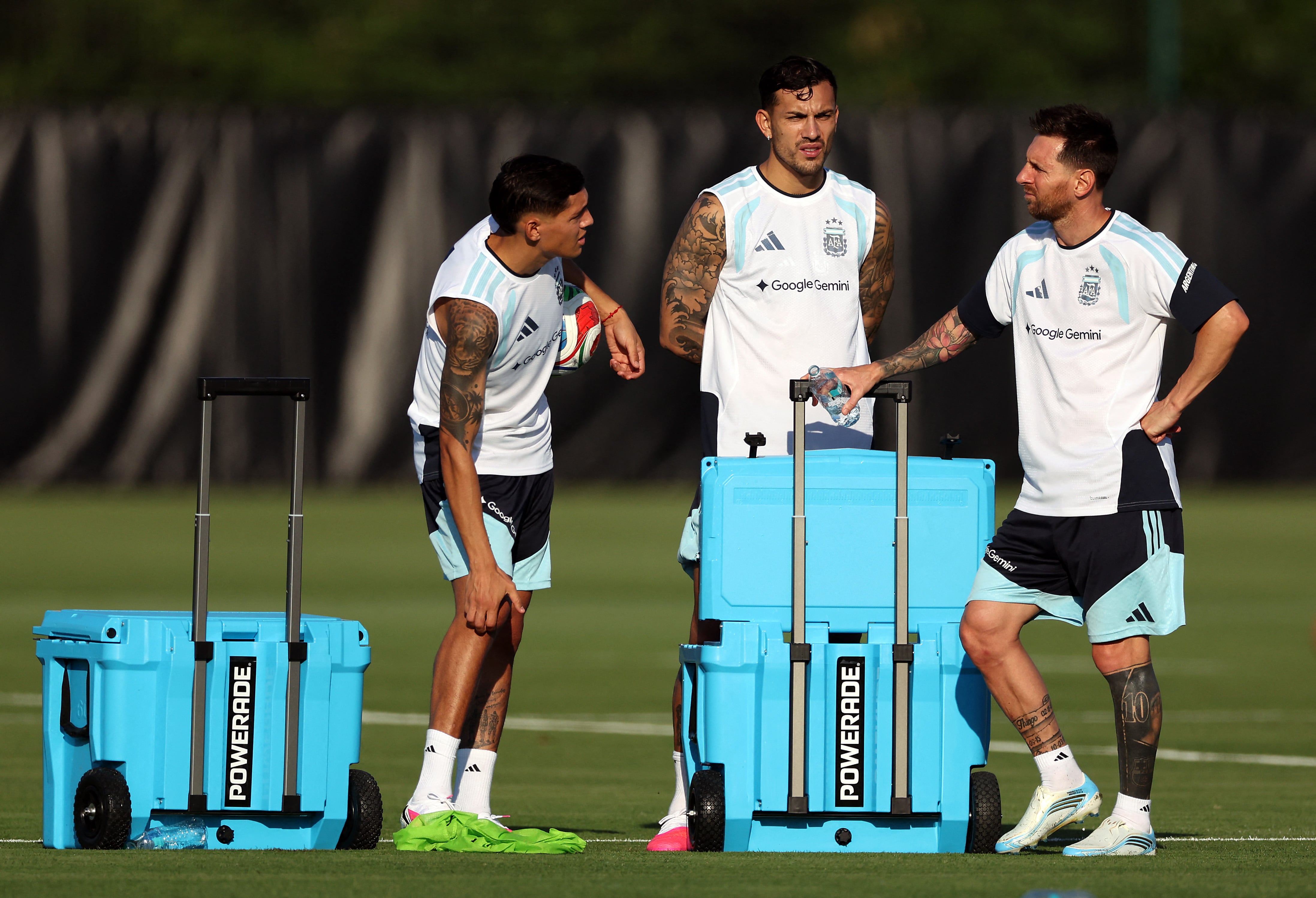 Antes del debut con Argelia, Argentina chocará contra Honduras e Islandia como preparación (Jamie Squire/Getty Images/AFP)