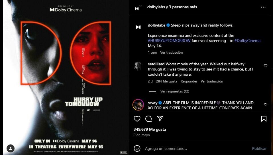 Tras el estreno de