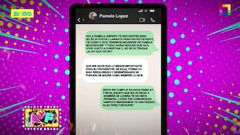Pamela López se pronuncia por supuesta mudanza de Christian Cueva y Pamela Franco.