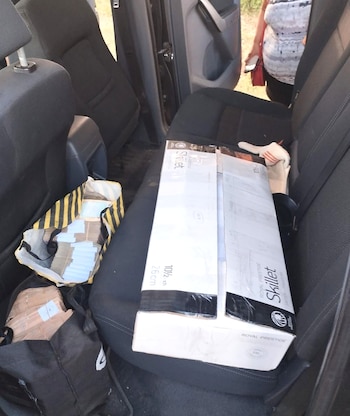 El conductor llevaba oculto el