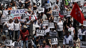 Mutualistas se manifiestan en Madrid para pedir cambios en la pasarela al RETA