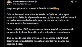 Incautación Marihuana Vía Panamericana