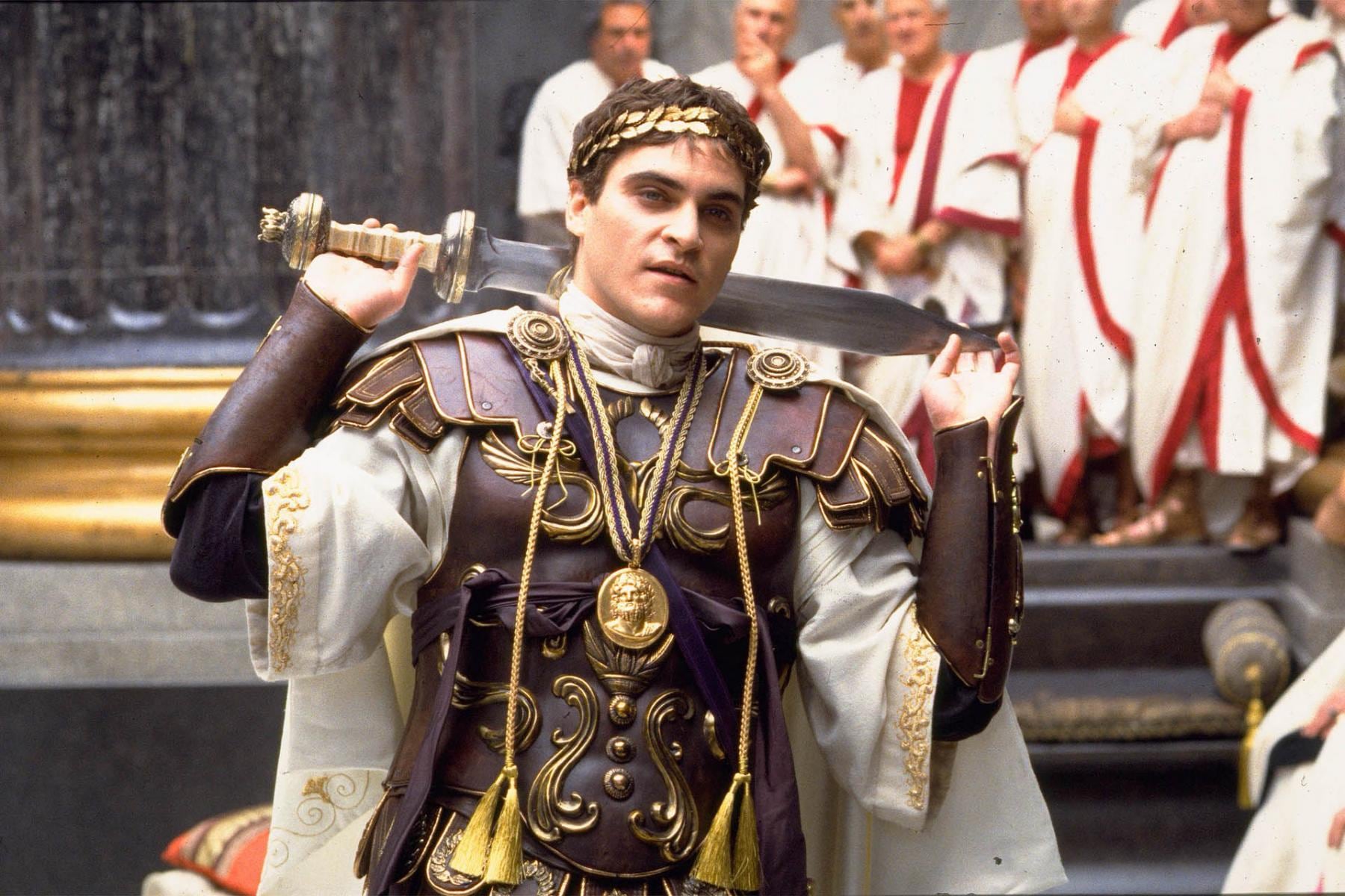 Joaquin Phoenix admitió sentirse abrumado por la magnitud y complejidad de la producción de Gladiator(Universal Pictures)