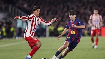 Giuliano Simeone, Marcos Llorente, Lamine Yamal y Fermín López, apercibidos en el Atlético-Barça