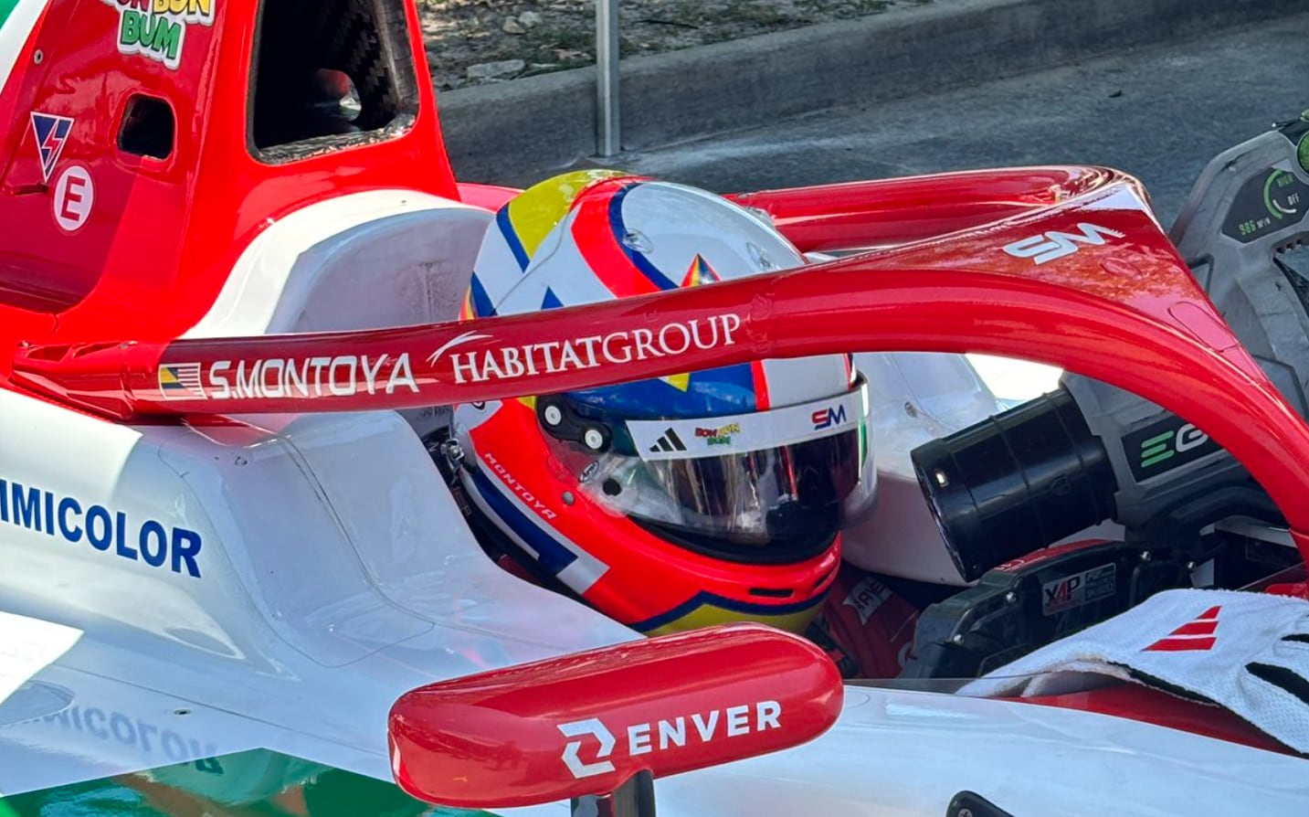 Sebastián Montoya se ubica en el puesto 15 con 28 puntos en nueve válidas de la temporada de Fórmula 2 - crédito Prema Racing