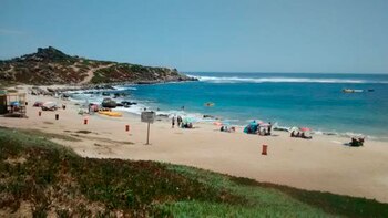 La menor se encontraba de