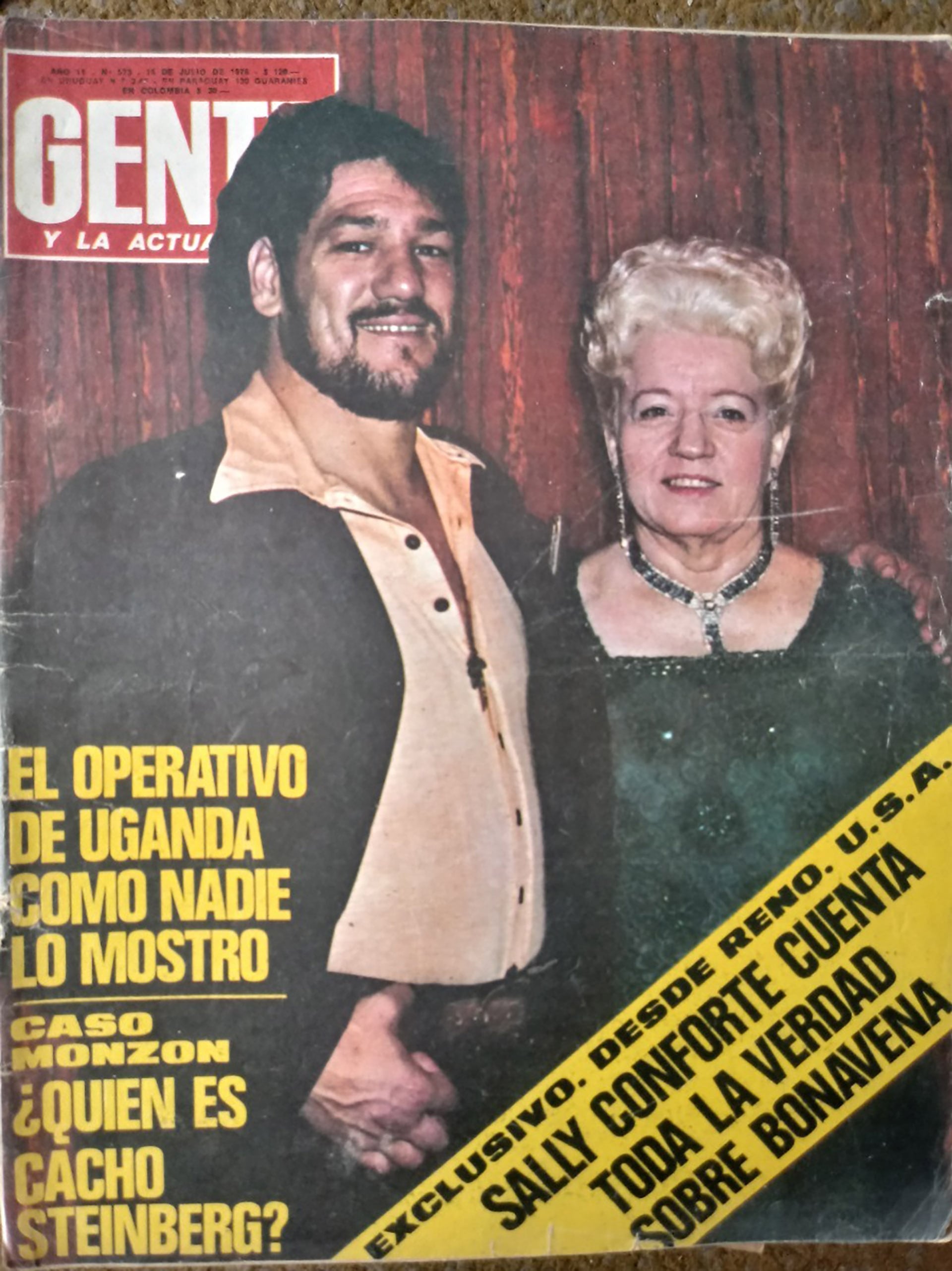 Ringo y Sally Conforte en la tapa de la revista Gente