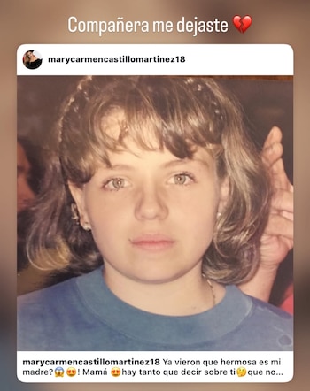 Así lucía la hija de Paquita la del Barrio. cuando era niña.