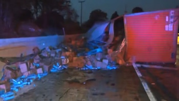 Cierre en la autopista México-Cuernavaca provoca caos vial tras choque de tráiler