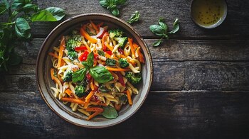 Esta ensalada es el acompañamiento