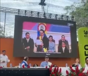 El acto contó con la