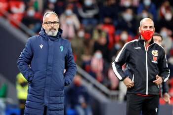 El entrenador del Cádiz, Álvaro