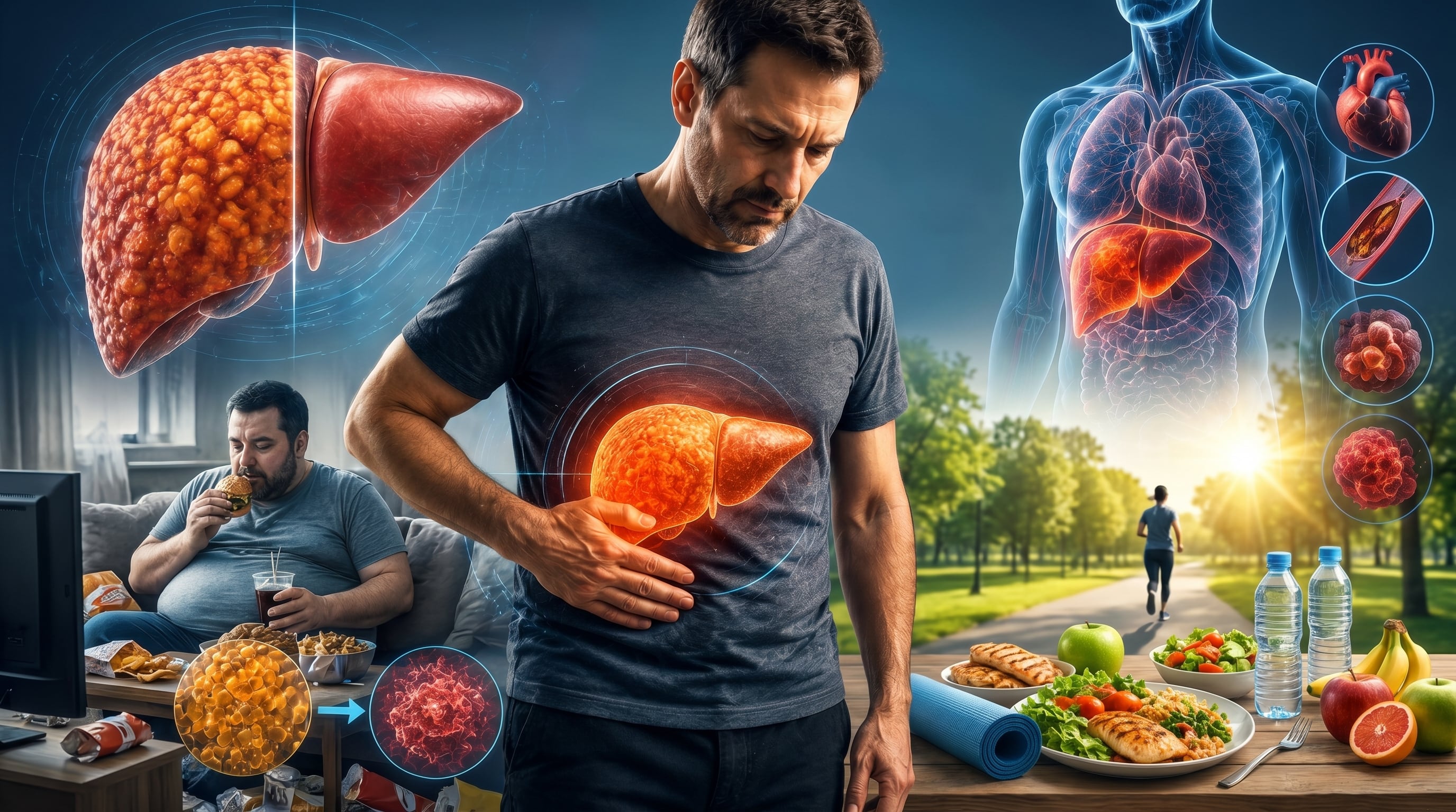 El hígado graso metabólico ya es la enfermedad hepática crónica más frecuente en el mundo, con millones de casos impulsados por obesidad y sedentarismo (Imagen Ilustrativa Infobae)