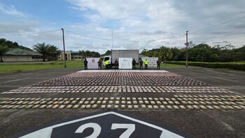 El cargamento interceptado estaba destinado