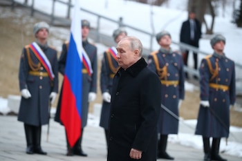 Putin lanzó una advertencia a los que “arrastran a países europeos, incluida Alemania, a una nueva guerra con Rusia” (Sputnik/Kirill Braga/Kremlin via REUTERS)