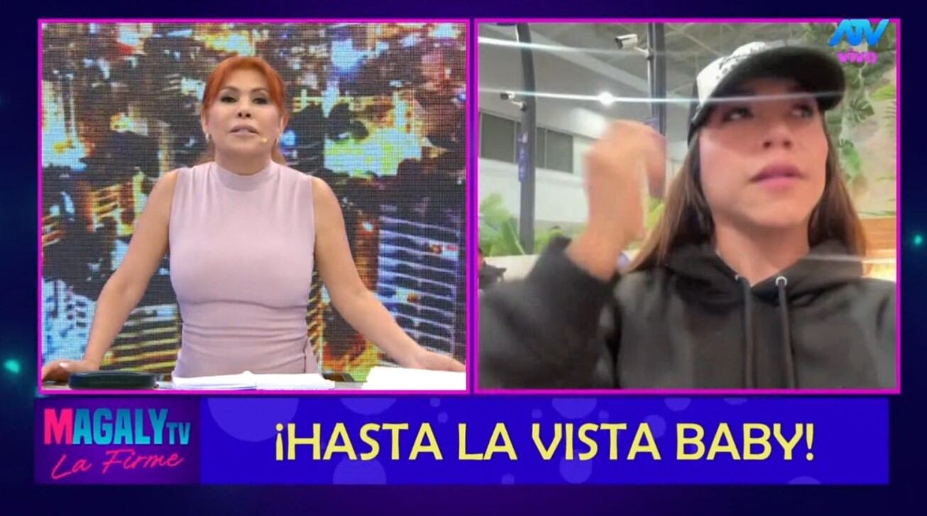 Dayanita se despide entre risas y aclaraciones: “No me voy a hacer porno, voy a hacer reír a mi público en Estados Unidos”. Infobae Perú / Captura TV - Magaly TV La Firme