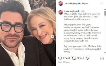 Dan Levy destacó que Catherine