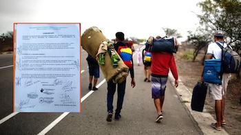 Extranjeros salieron pacificamente de centro