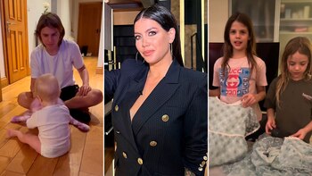 Los Nara en las redes: el tierno video de Valentino López con su hermana en Londres y el divertido challenge que Francesca e Isabella le hicieron a su abuela en Estambul