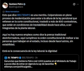 El presidente enfatiza que la