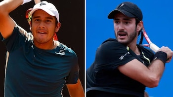 Gonzalo Bueno vs Gustavo Heide: final del Challenger de Campinas. Crédito: Institutosports/Olímpiada Todo Dia