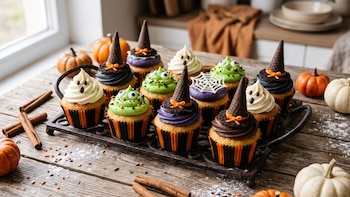 Receta de cupcakes para Halloween 2026: aprende a decorarlos con fantasmas y monstruos