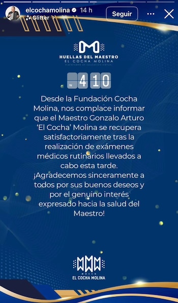 La Fundación Cocha Molina confirma