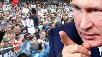 Vladimir Putin y un control