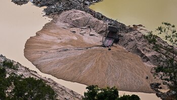La minería ilegal se disparó