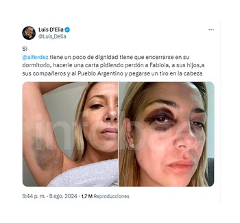 El tuit de Luis D'Elía