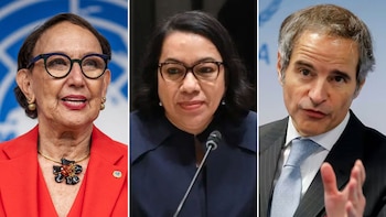 Rebeca Grynspan, Carolin Rodrigues Birkett y Rafael Grossi, los tres candidatos más votados para ocupar la Secretaría General de la ONU
