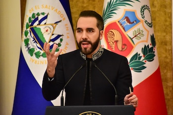 Bukele advirtió que El Salvador irá “por las malas” si no liberan a cuatro aerotécnicos en Haití (Foto Infobae Centroamérica/ Emerson Del Cid)