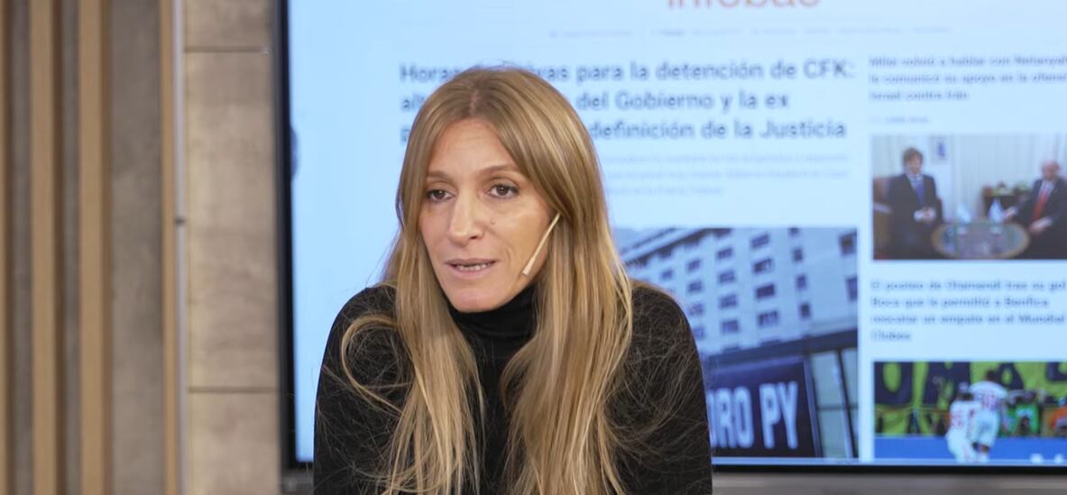 La diputada nacional de Unión por la Patria, Florencia Carignano