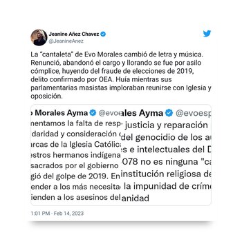 La respuesta de Áñez