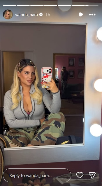 El reencuentro de Wanda Nara con sus hijas