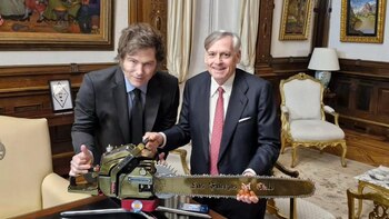 Milei volvió a la Argentina