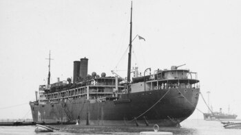 El SS Tilawa naufragó en