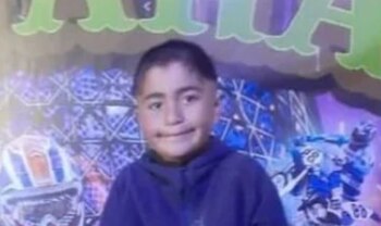 El cuerpo del niño fue