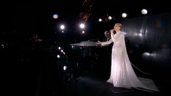 Céline Dion en la inauguración de los Juegos Olímpicos París 2024