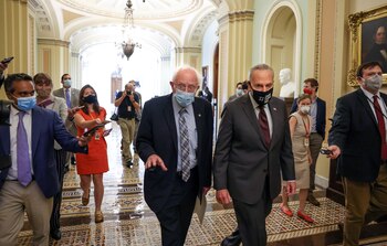 El senador progresista de Vermont,