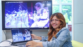 “Yo soñaba con este mundo”: Ariel estudiante universitaria que viajará a la NASA desde El Salvador