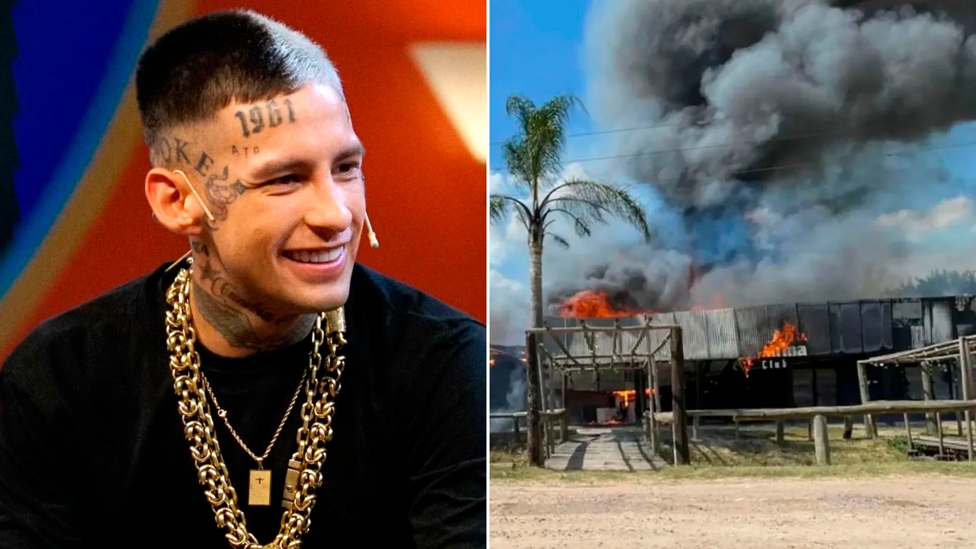 La preocupación de L-Gante tras sufrir un nuevo incendio: “El año pasado fue mi casa, ahora nuestro boliche”