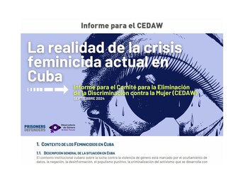 La crisis feminicida en Cuba