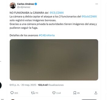 Cámara del C5 no grabó