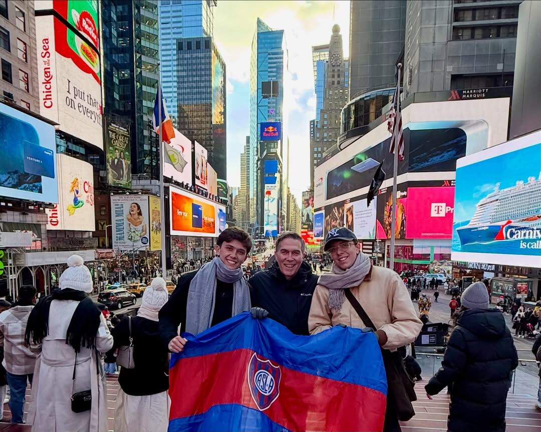 El viaje soñado de Rodolfo Barili y sus hijos por Nueva York: “Gracias vida por este momento”