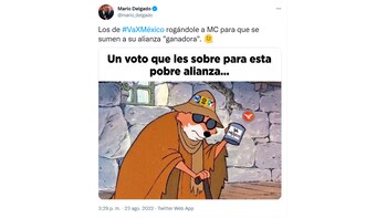 El meme de Mario Delgado