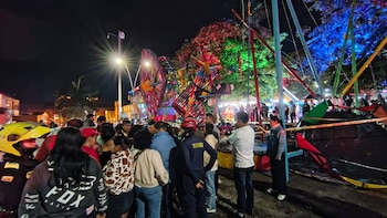 Un accidente en una atracción